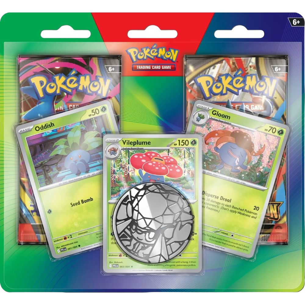 Pokémon: Enhanced 2-Pack Blister – Oddish, Gloom & Vileplume