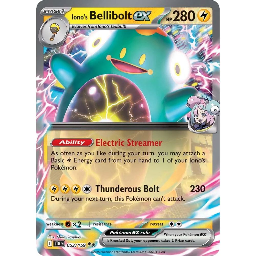 Iono's Bellibolt ex – 053/159 – Journey Together