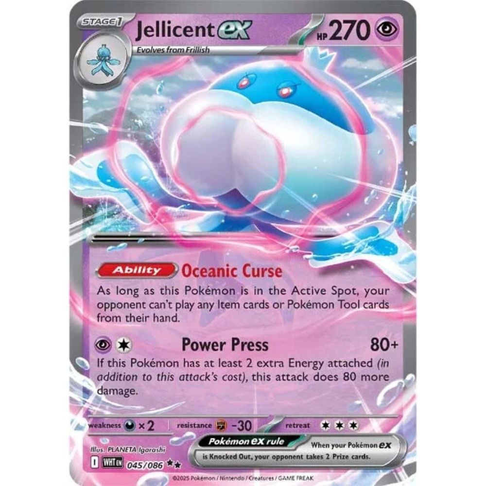Jellicent ex – 045/086 – White Flare