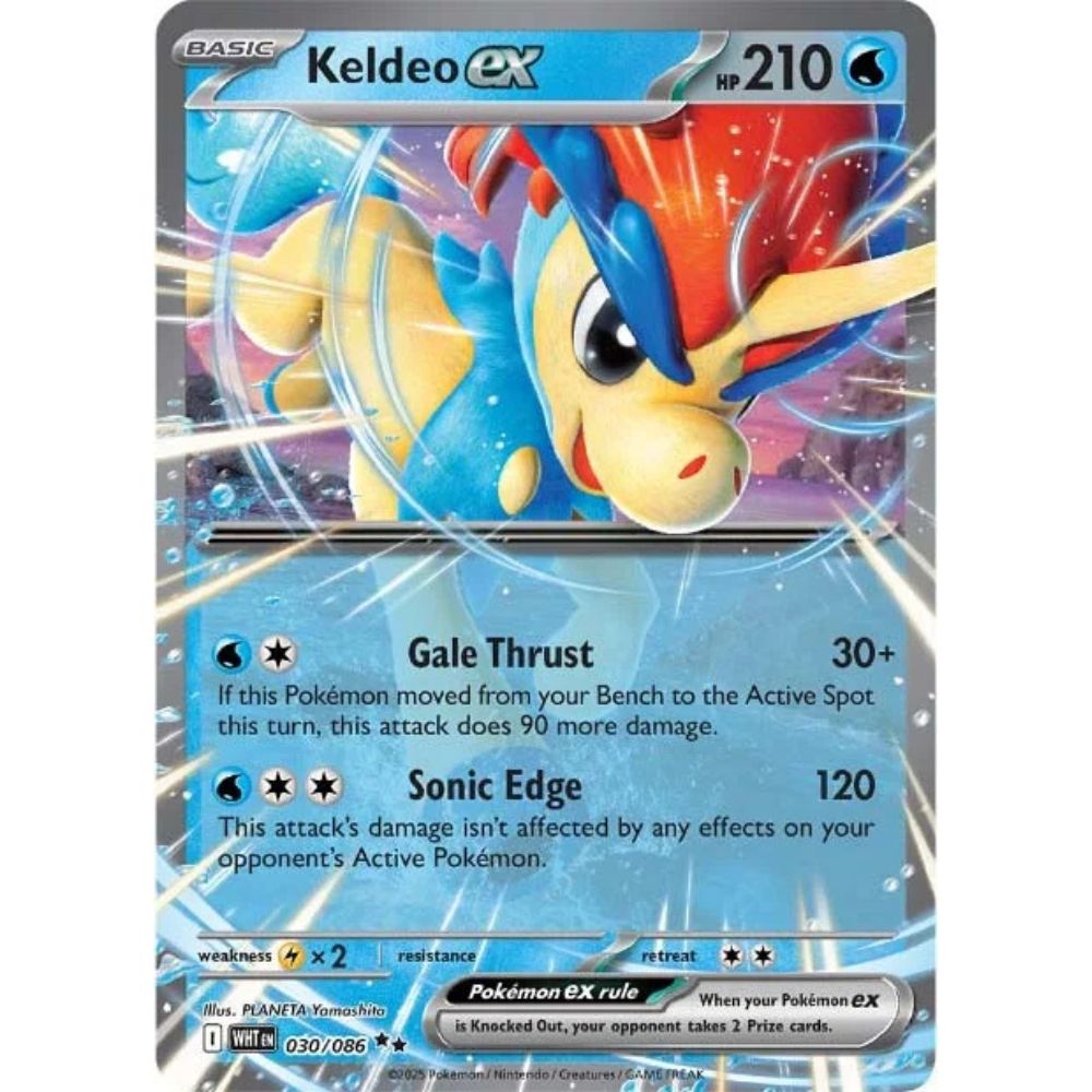 Keldeo ex – 030/086 – White Flare
