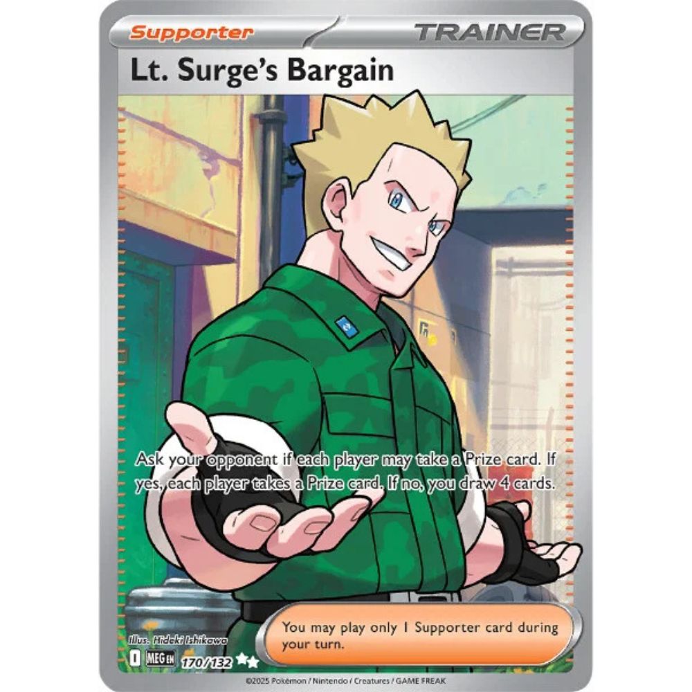 Lt. Surge's Bargain – 170/132 – Mega Evolution