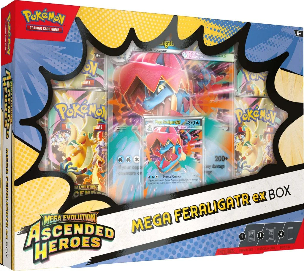 Pokémon: Ascended Heroes - Mega Feraligatr ex Box