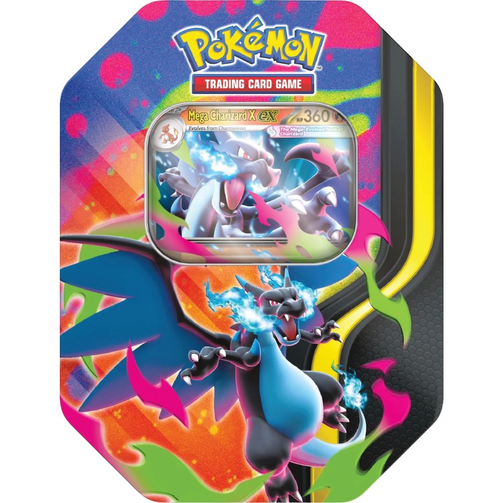 Pokémon: Mega Charizard X ex Tin