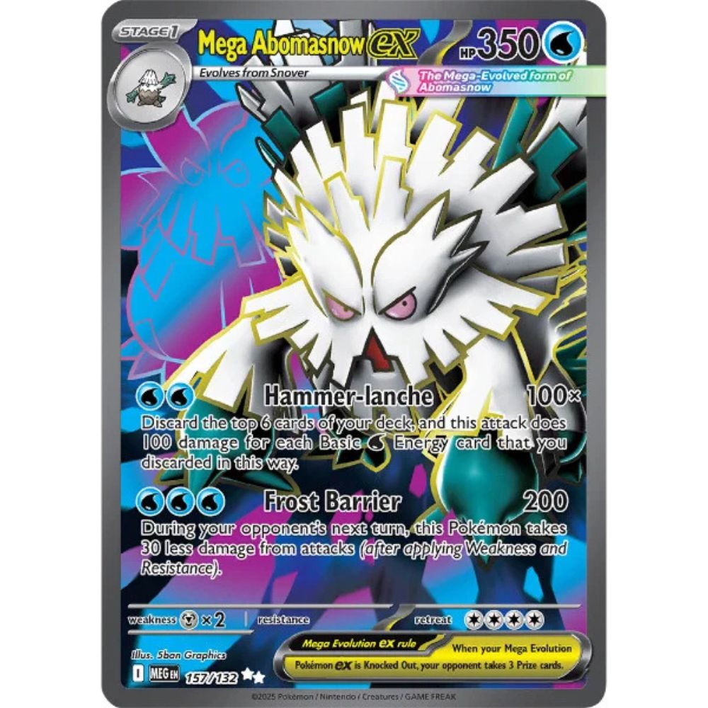 Mega Abomasnow ex – 157/132 – Mega Evolution