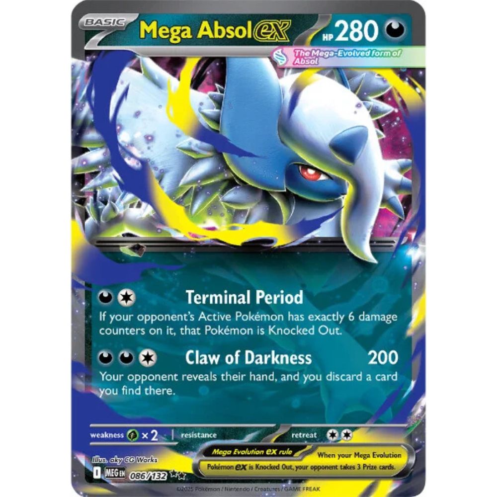 Mega Absol ex – 086/132 – Mega Evolution