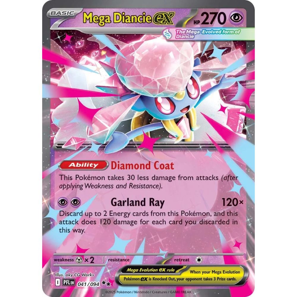 Mega Diancie ex – 041/094 – Phantasmal Flames