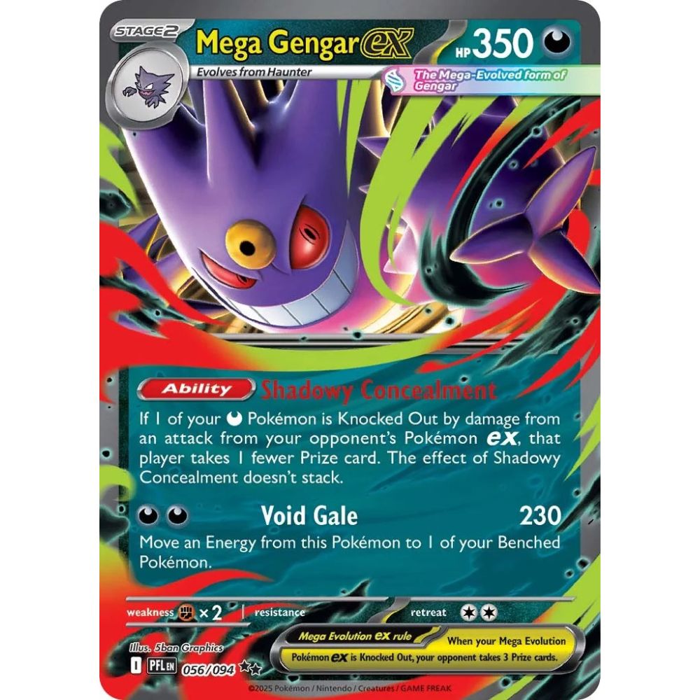 Mega Gengar ex – 056/094 – Phantasmal Flames