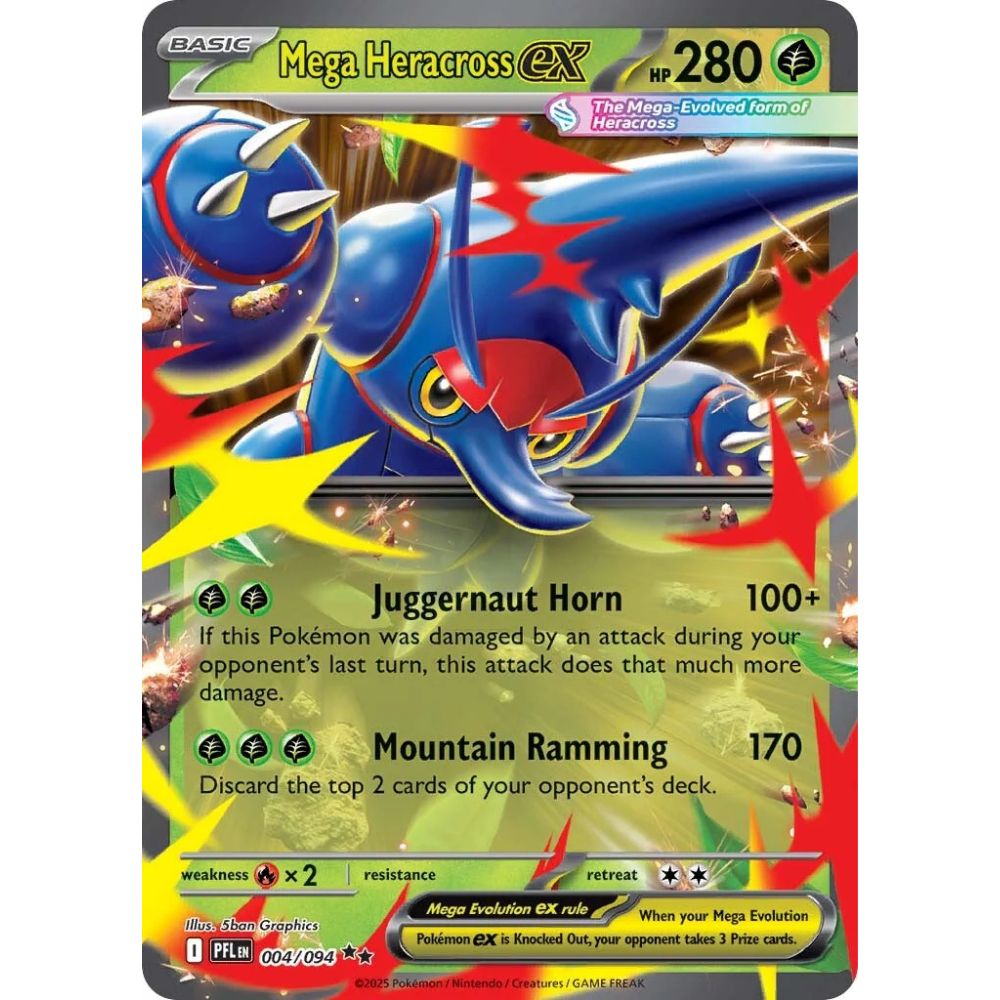 Mega Heracross ex – 004/094 – Phantasmal Flames
