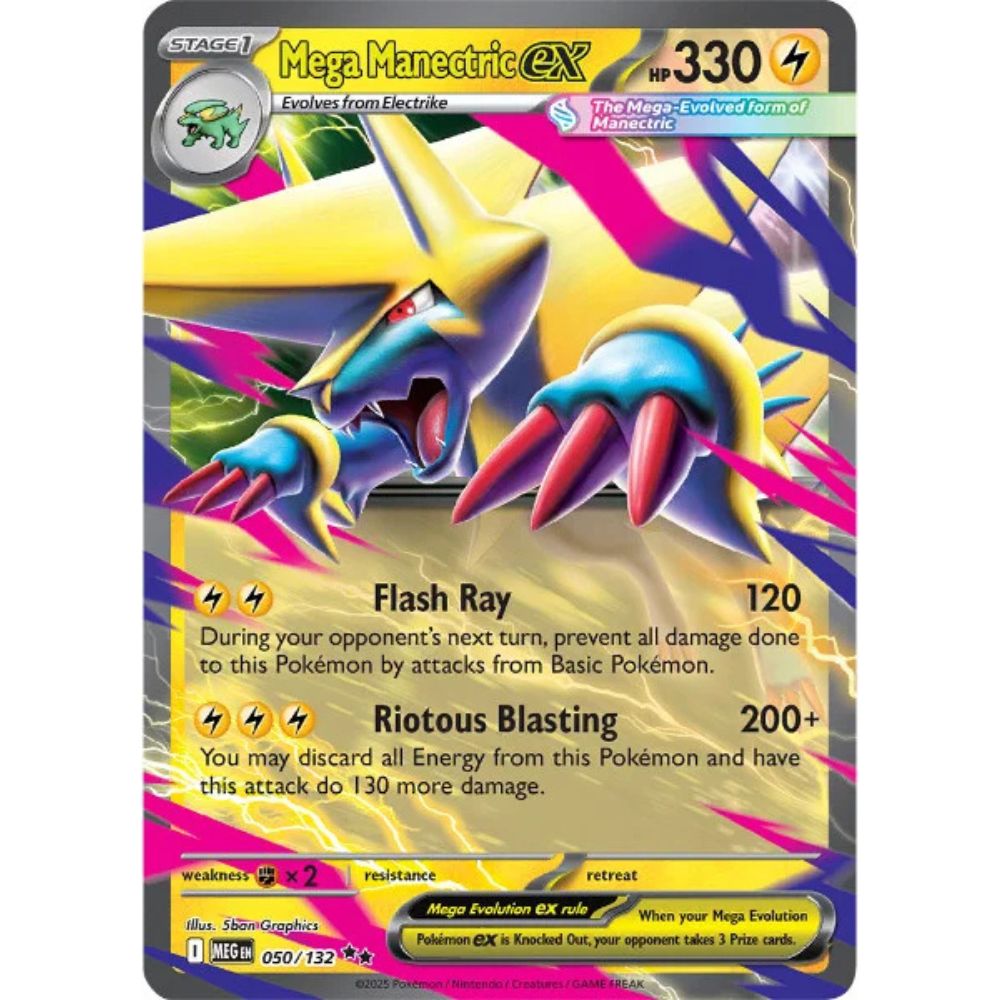 Mega Manectric ex – 050/132 – Mega Evolution