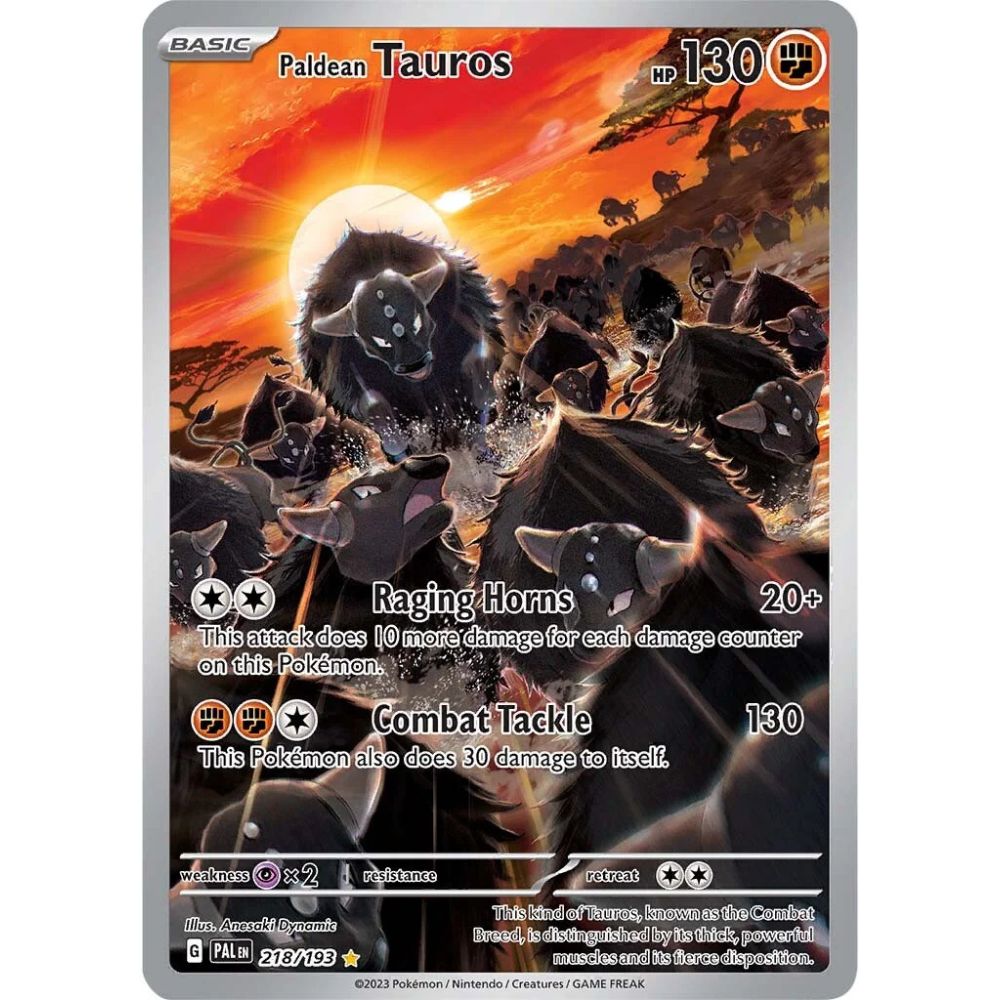 Paldean Tauros – 218/193 – Paldea Evolved