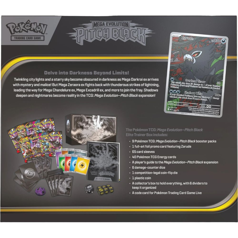 Pokémon: Mega Evolution - Pitch Black Elite Trainer Box