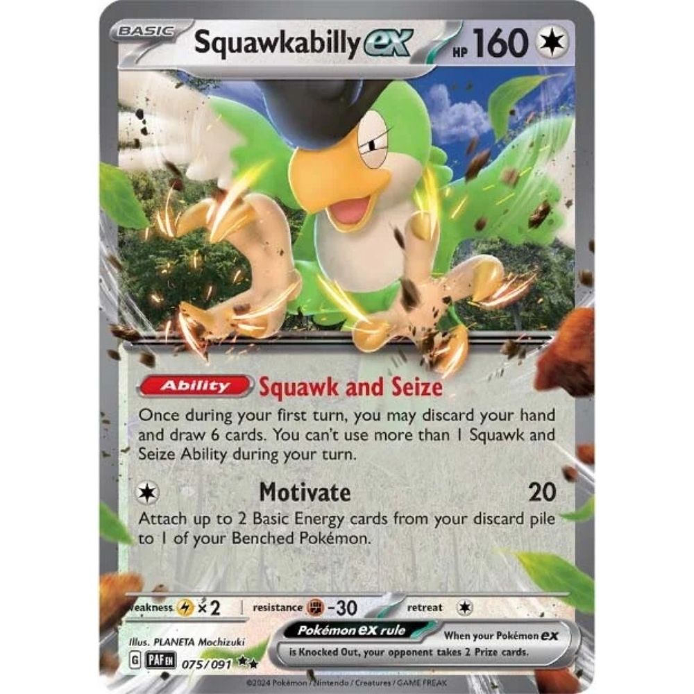 Squawkabilly ex – 075/091 – Paldean Fates