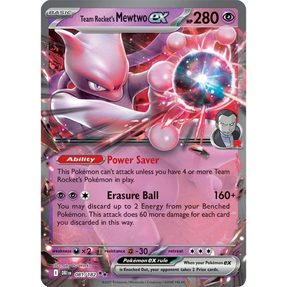 Team Rocket's Mewtwo ex – 081/182 – Destined Rivals