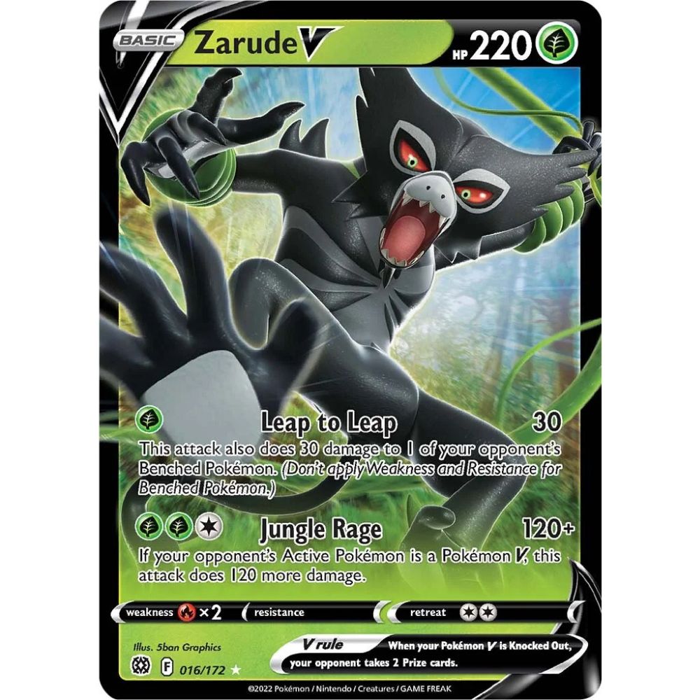 Zarude V – 016/172 – Brilliant Stars