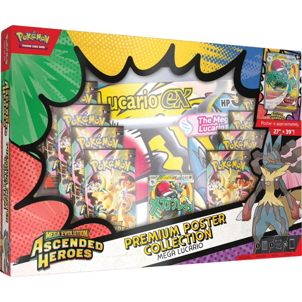 Pokémon: Ascended Heroes - Mega Lucario Premium Poster Collection
