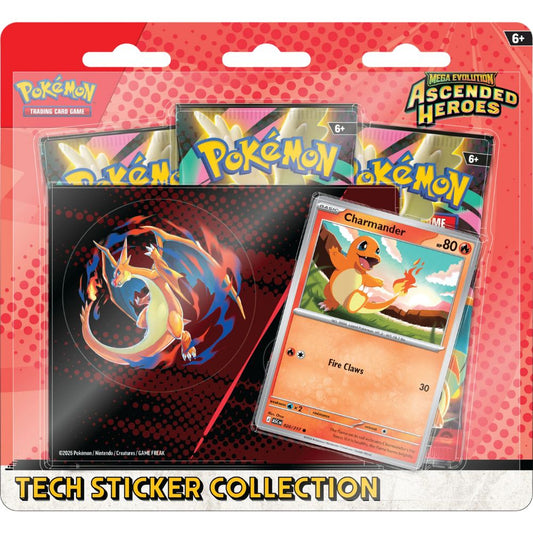 Pokémon: Ascended Heroes - Tech Sticker Collection - Charmander