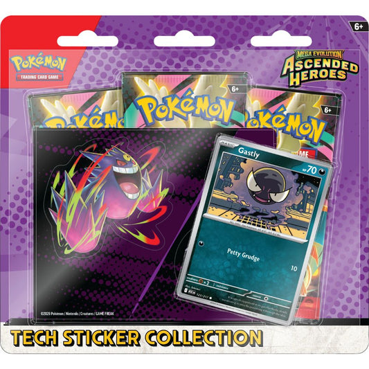 Pokémon: Ascended Heroes - Tech Sticker Collection - Gastly