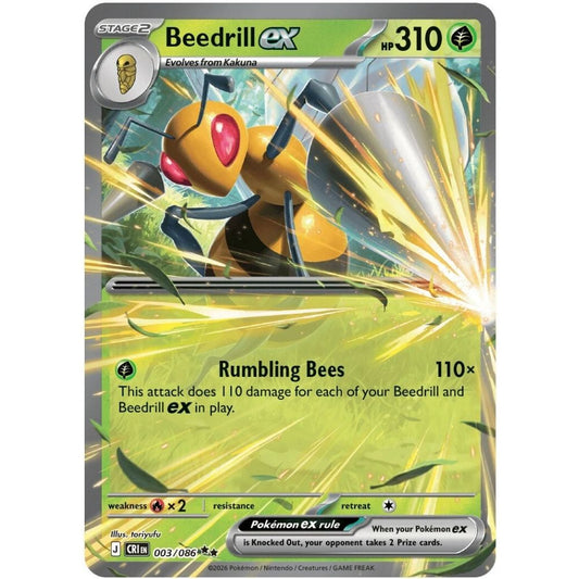 Beedrill ex –  003/086  –  Chaos Rising