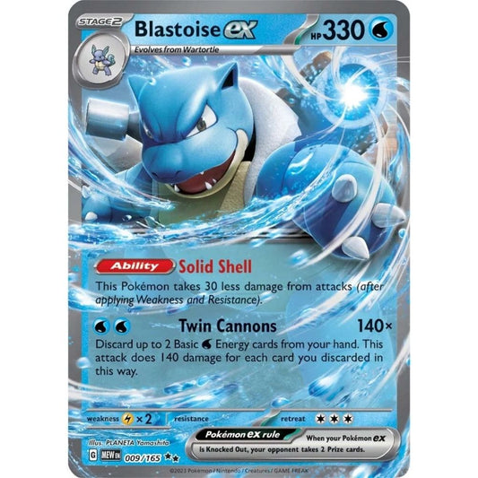 Blastoise ex –  009/165  –  151