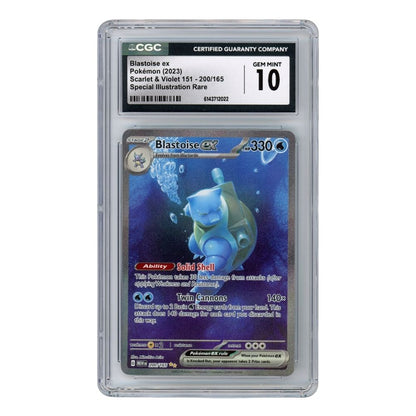 Blastoise ex –  200/165  –  CGC 10