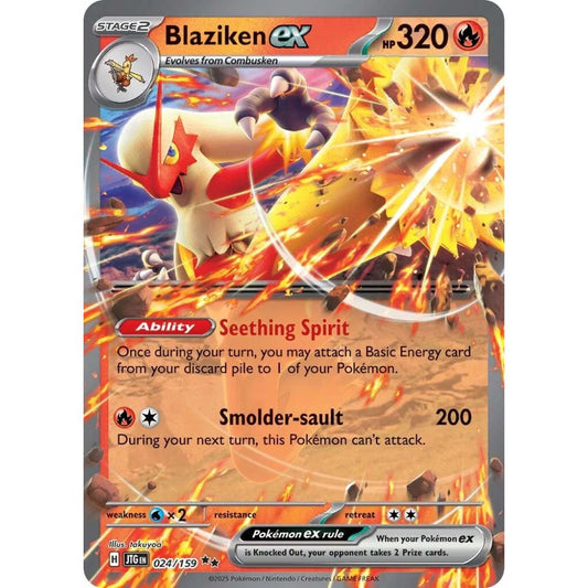 Blaziken ex  –  024/159  –  Journey Together