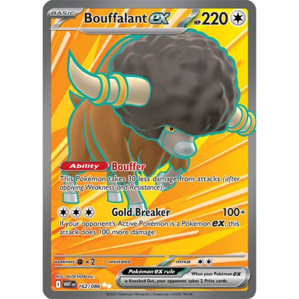 Bouffalant ex  –  162/086  –  White Flare