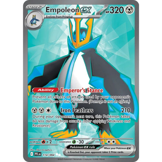 Empoleon ex  –  114/094  –  Phantasmal Flames