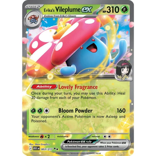 Erika's Vileplume ex –  003/217  –  Ascended Heroes