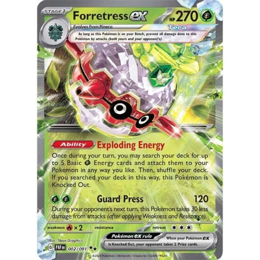 Forretress ex –  002/091  –  Paldean Fates