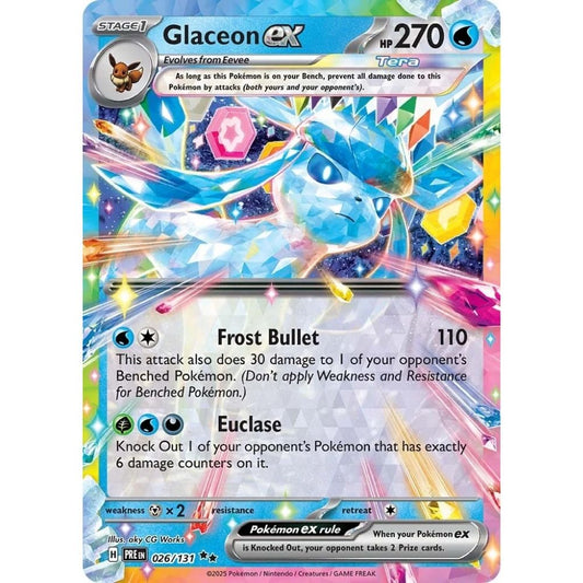 Glaceon ex –  026/131  –  Prismatic Evolutions