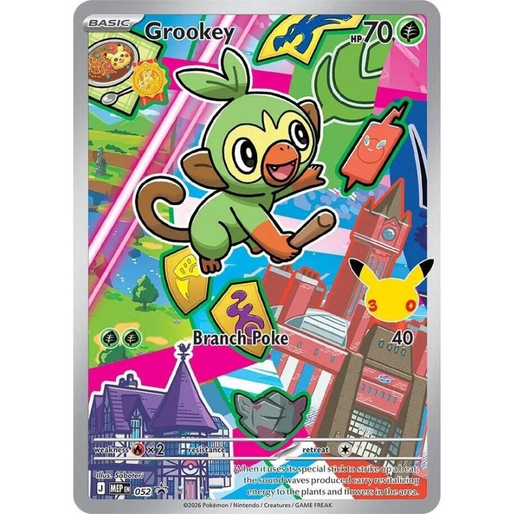Grookey –  052  –  Black Star Promo