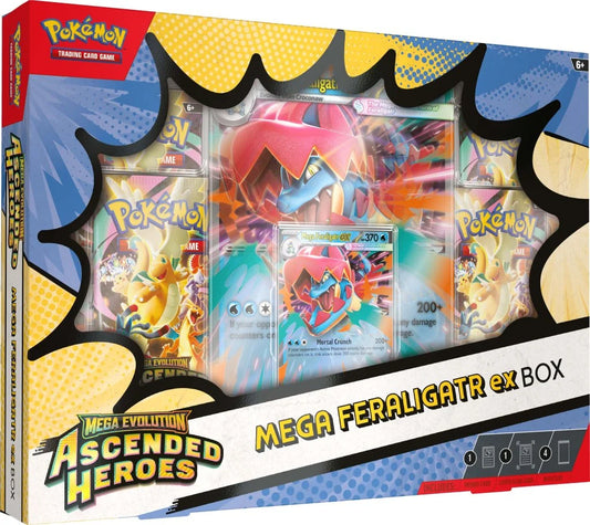 Pokémon: Ascended Heroes - Mega Feraligatr ex Box
