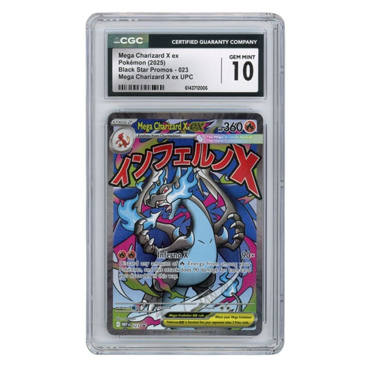 Mega Charizard X ex –  023  –  CGC 10