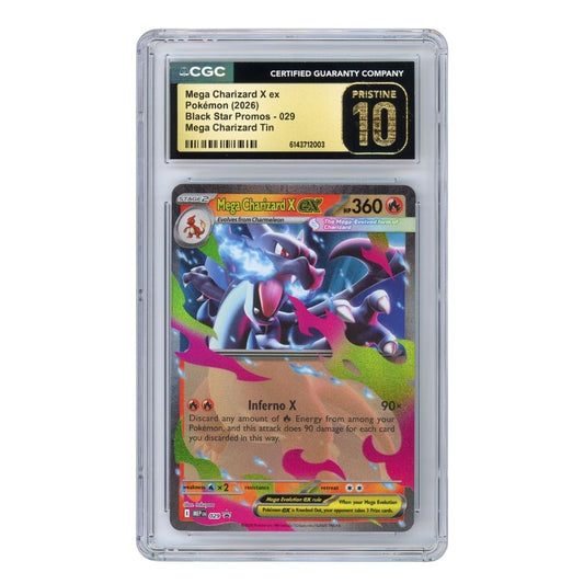 Mega Charizard X ex –  029  –  CGC Pristine 10