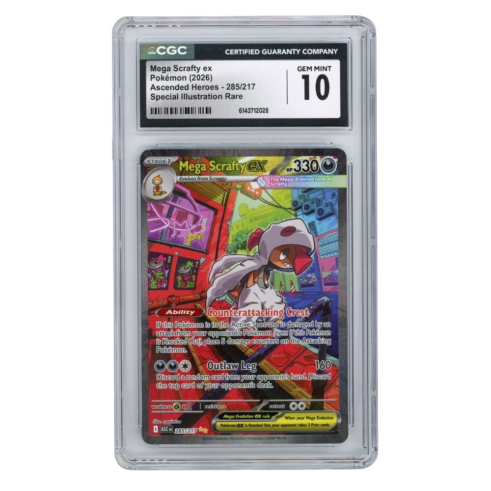 Mega Scrafty ex –  285/217  –  CGC 10