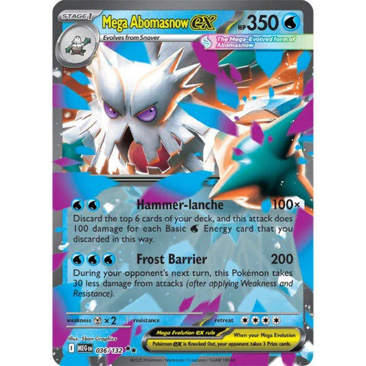 Mega Abomasnow ex  –  036/132  –  Mega Evolution