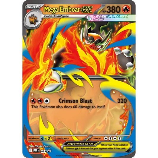 Mega Emboar ex –  035  –  Black Star Promo