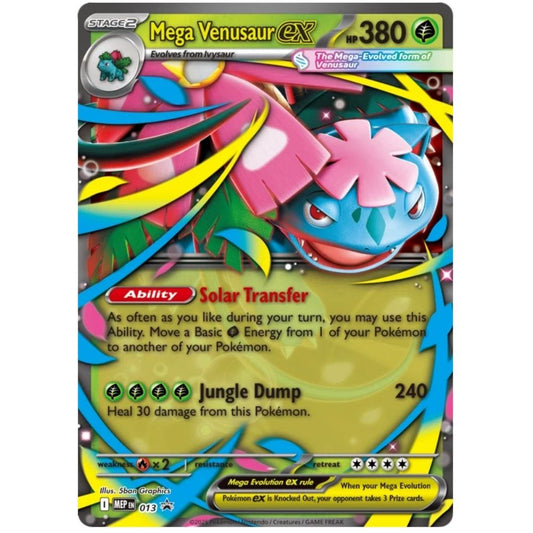 Mega Venusaur ex –  013  –  Black Star Promo