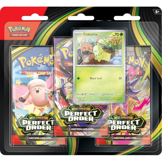 Pokémon: Mega Evolution - Perfect Order 3‑Pack Blister