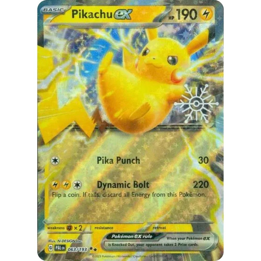 Pikachu ex  –  063/193  –  Paldea Evolved  –  (Holiday Calendar)