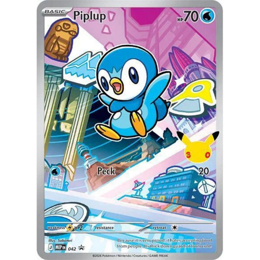 Piplup –  042  –  Black Star Promo
