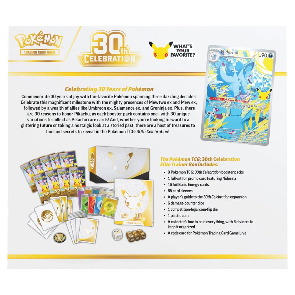 Pokémon: 30th Celebration – Elite Trainer Box