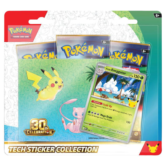 Pokémon: 30th Celebration – Tech Sticker Collection Alolan Exeggutor