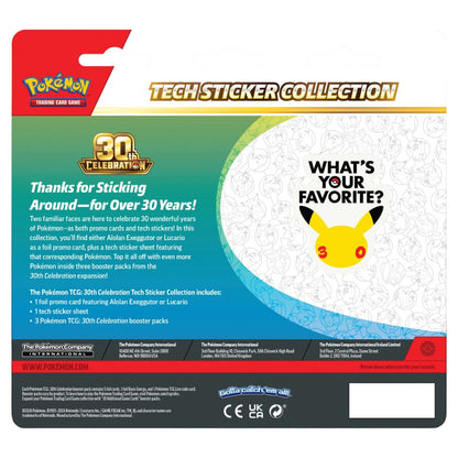 Pokémon: 30th Celebration – Tech Sticker Collection Alolan Exeggutor