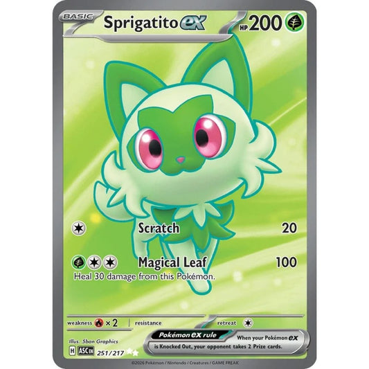 Sprigatito ex –  251/217  –  Ascended Heroes
