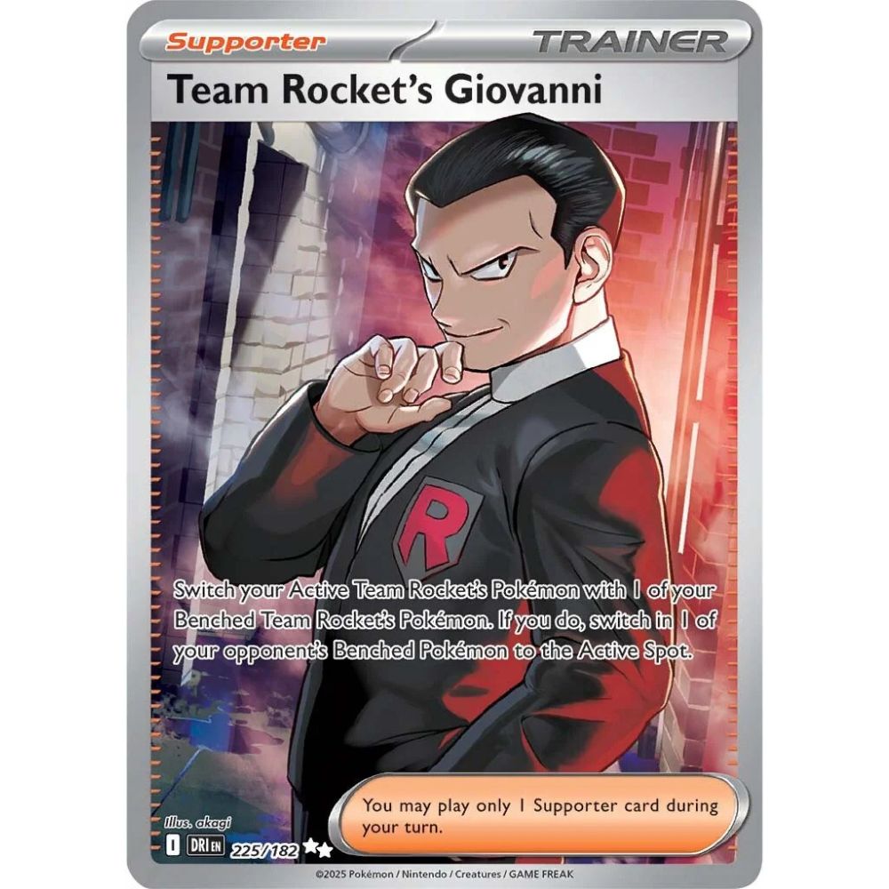 Team Rocket's Giovanni –  225/182  –  Destined Rivals