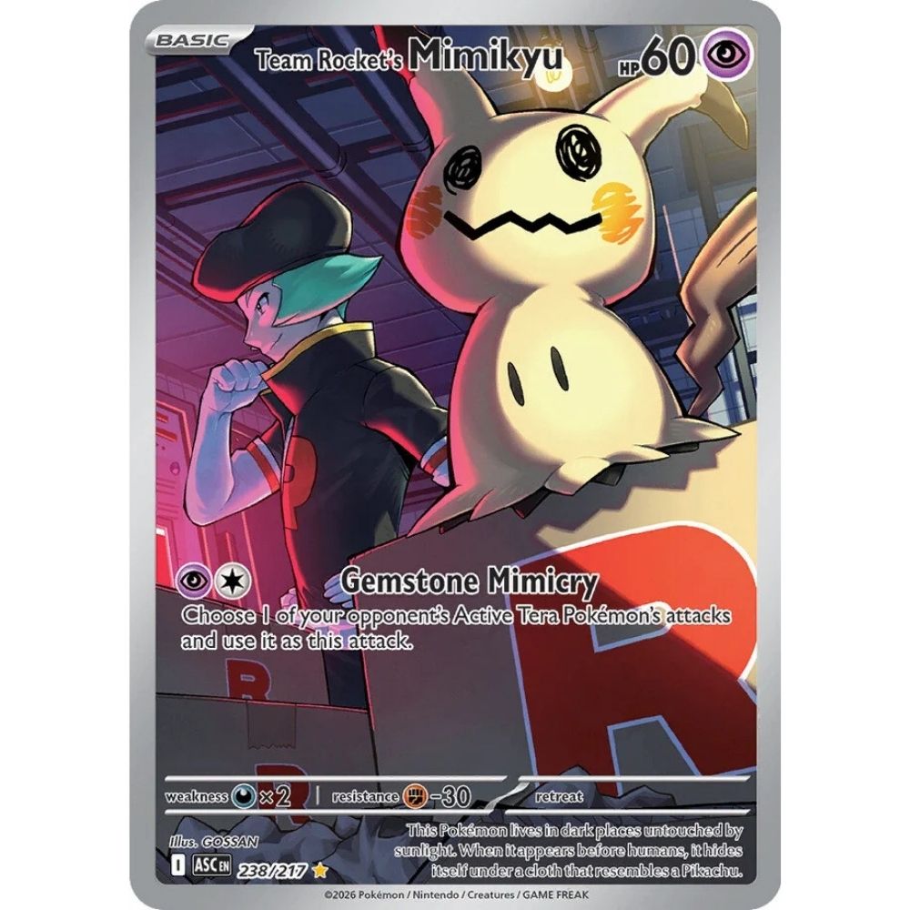 Team Rocket's Mimikyu –  238/217  –  Ascended Heroes