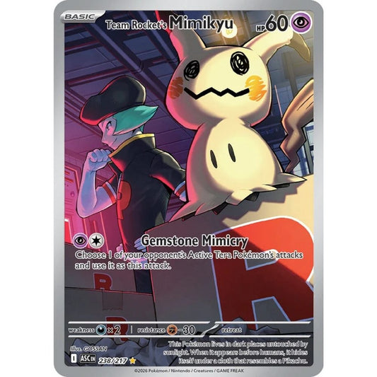 Team Rocket's Mimikyu –  238/217  –  Ascended Heroes