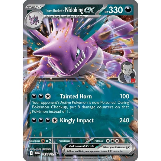 Team Rocket's Nidoking ex –  119/182  –  Destined Rivals