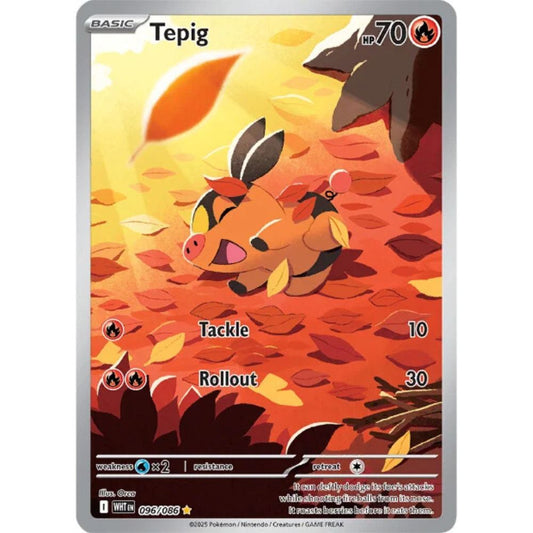 Tepig  –  096/086  –  White Flare